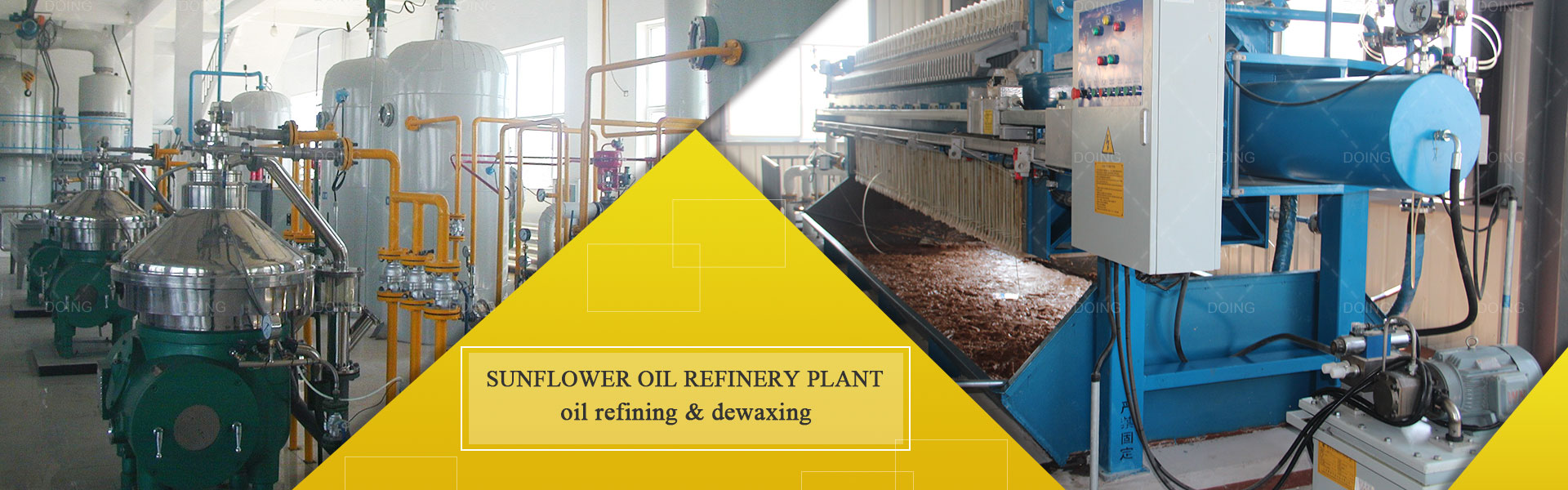 sunflower oil refining machine